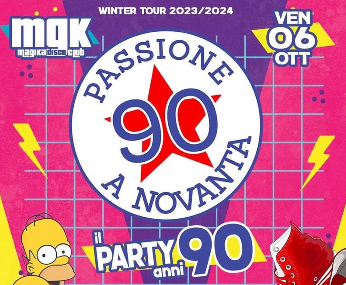 Venerdì 6 si balla alla Magika di Bagnolo Cremasco con tanta, tantissima voglia di Anni 90