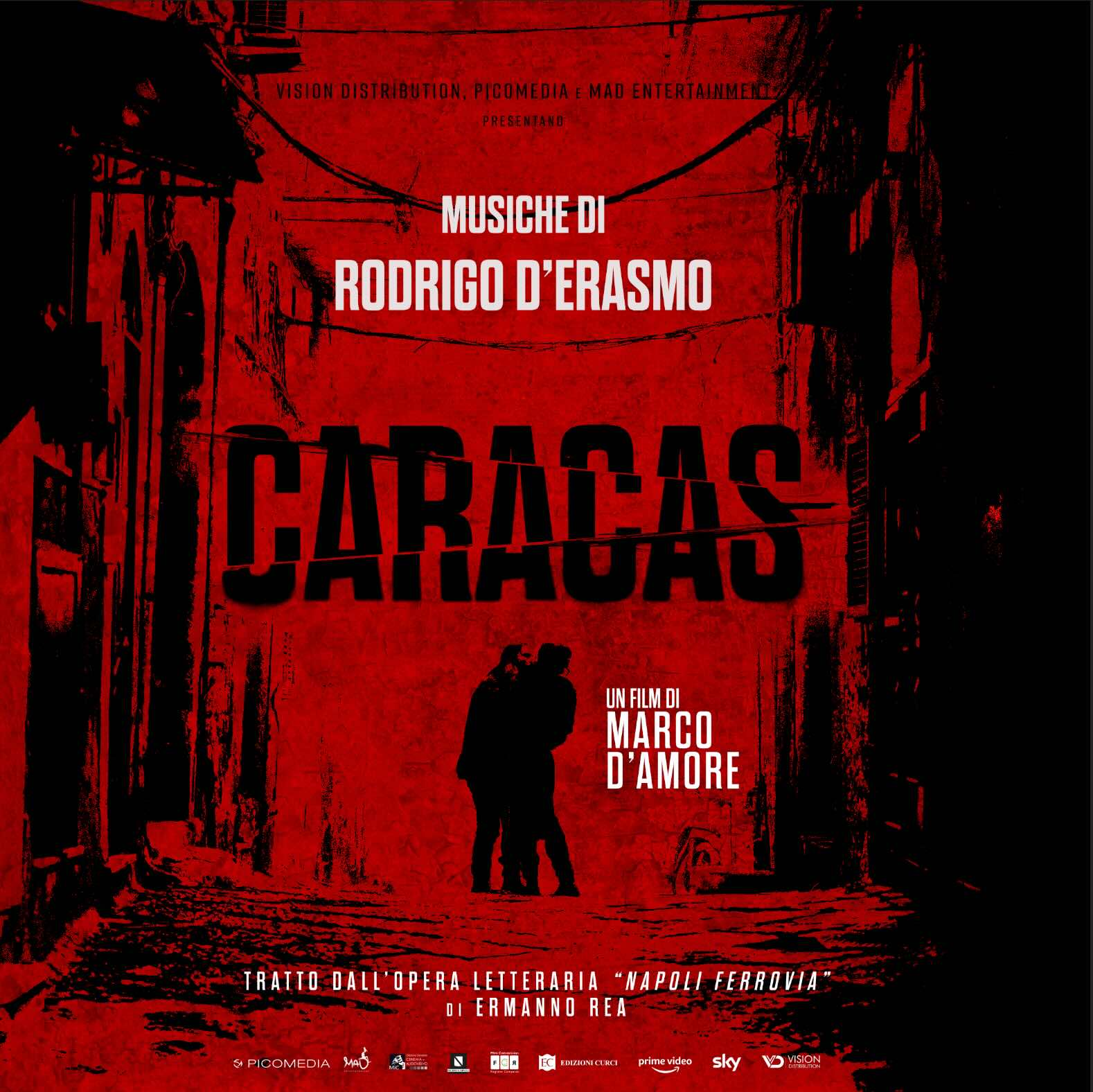 Rodrigo D’Erasmo che a Sanremo 2024 dirige l’orchestra per Diodato, firma la colonna sonora del film “Caracas””