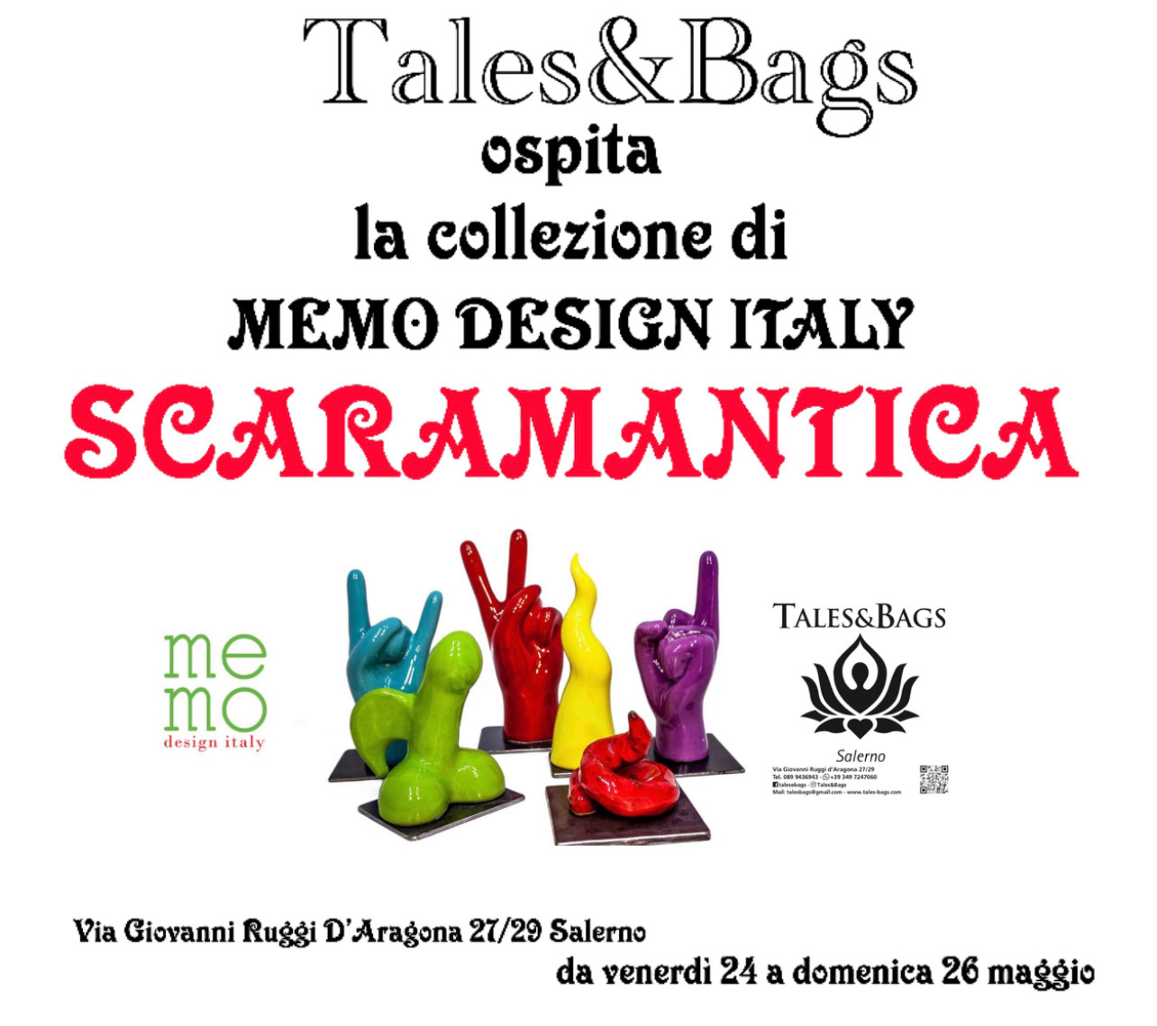 “Scaramantica” ospite di Tales & Bags