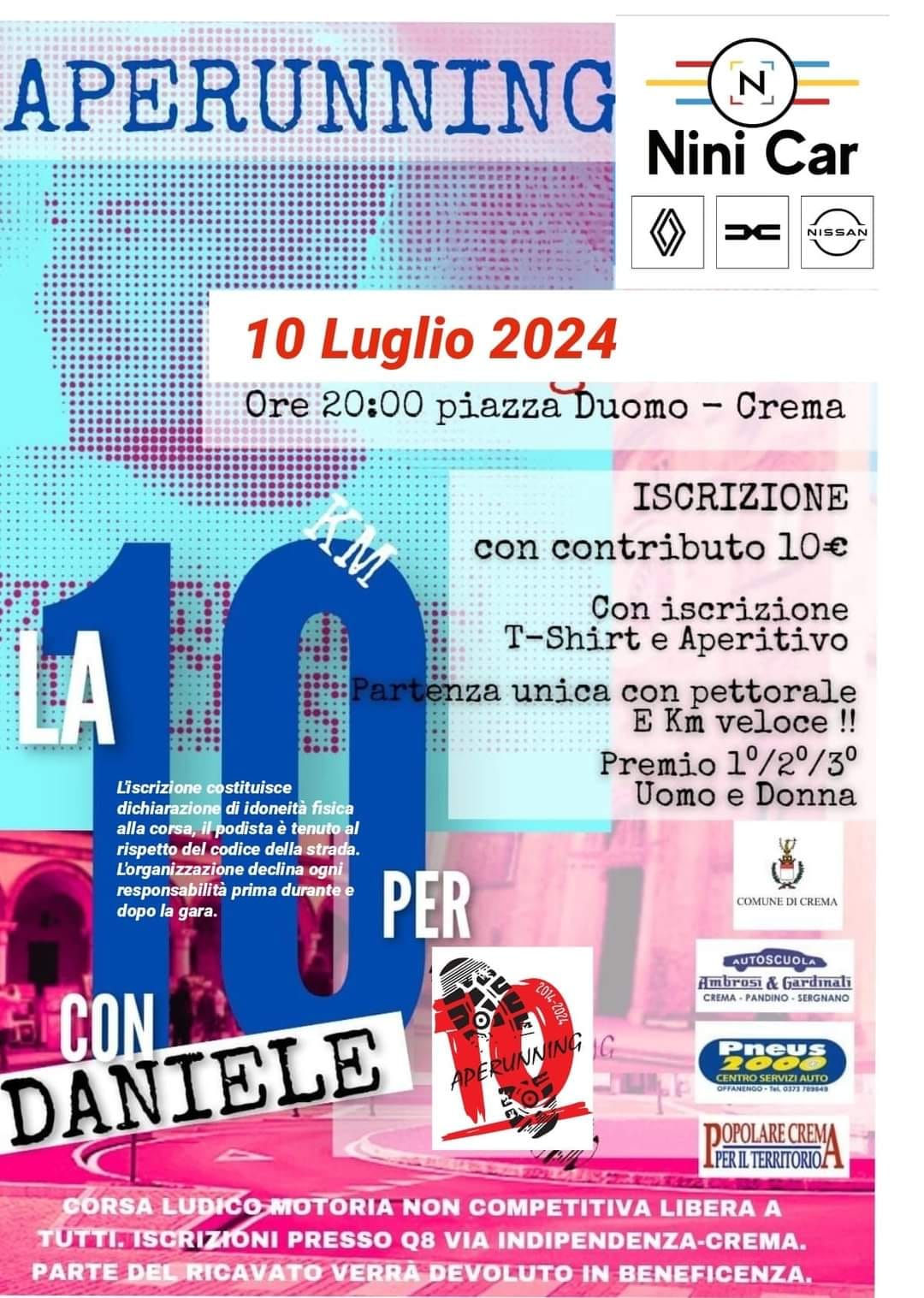 Aperunning, la festa per i 10 anni di attività e tante altre novità