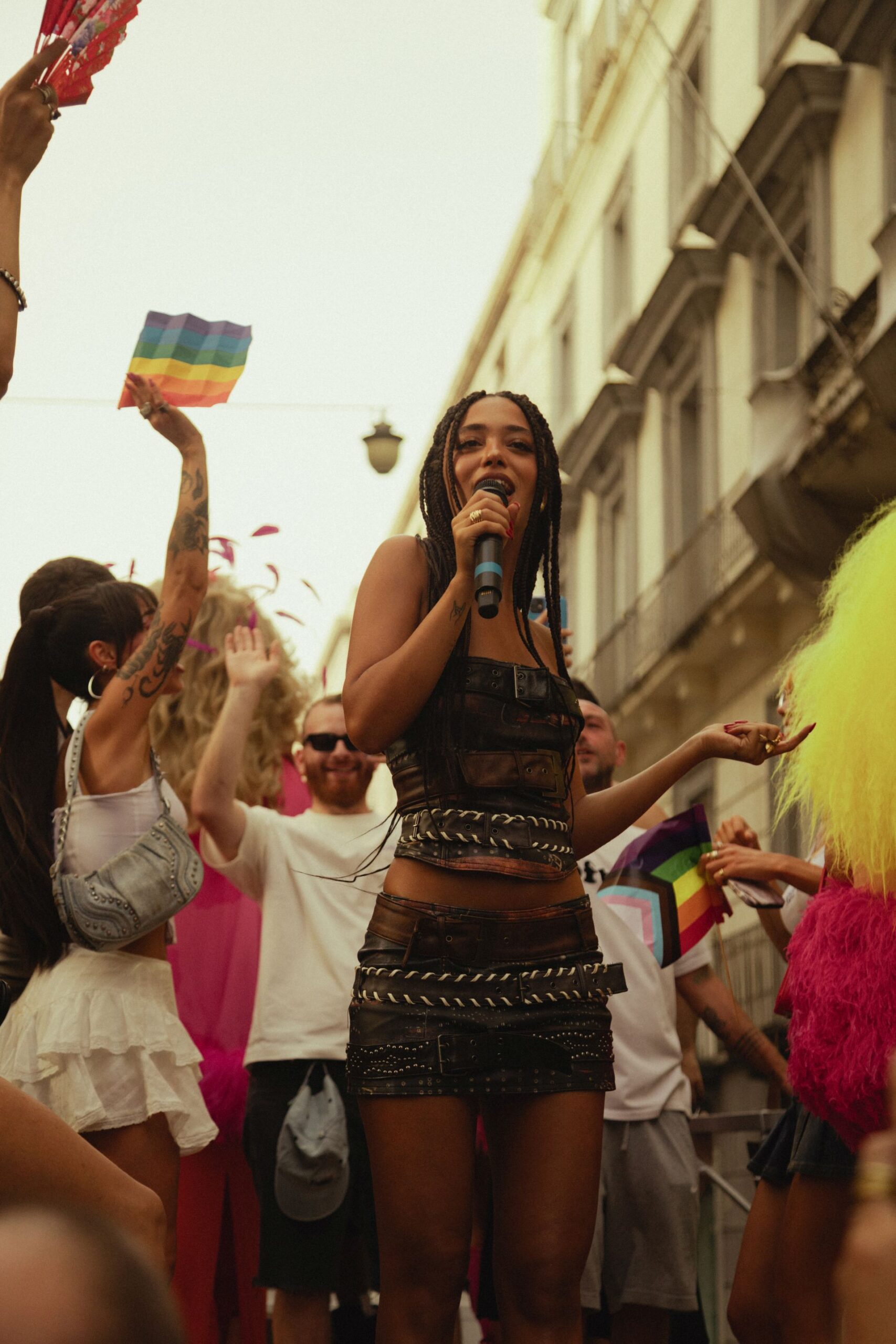 Malerba al Pride di Napoli per portare un messaggio di lotta contro le discriminazioni