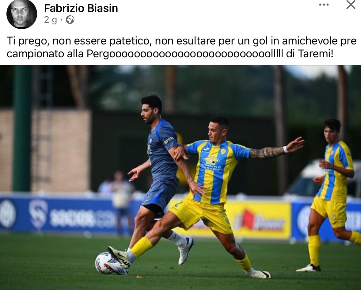 Fabrizio Biasin mi consenta: ci sta esultare per il gol di Taremi al Pergo, ma si ricorda il milanista Charles De Ketelaere?