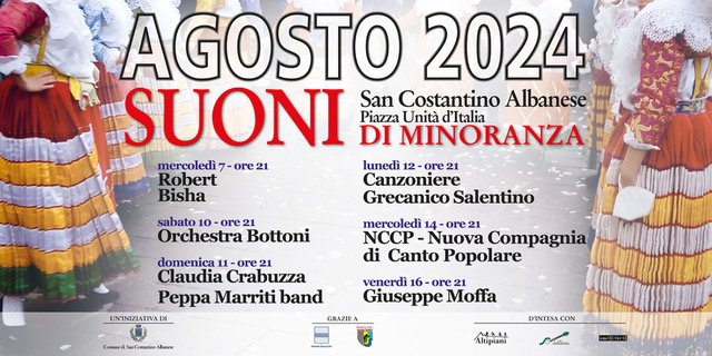 “Suoni di minoranza” Festival sulle musiche delle minoranze linguistiche in Italia