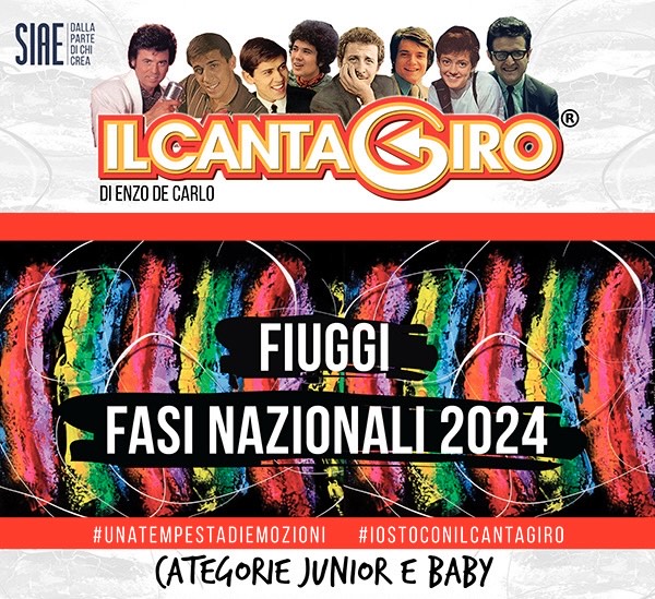 Torna il Cantagiro 2024: il 6, il 7 e l’8 settembre 2024