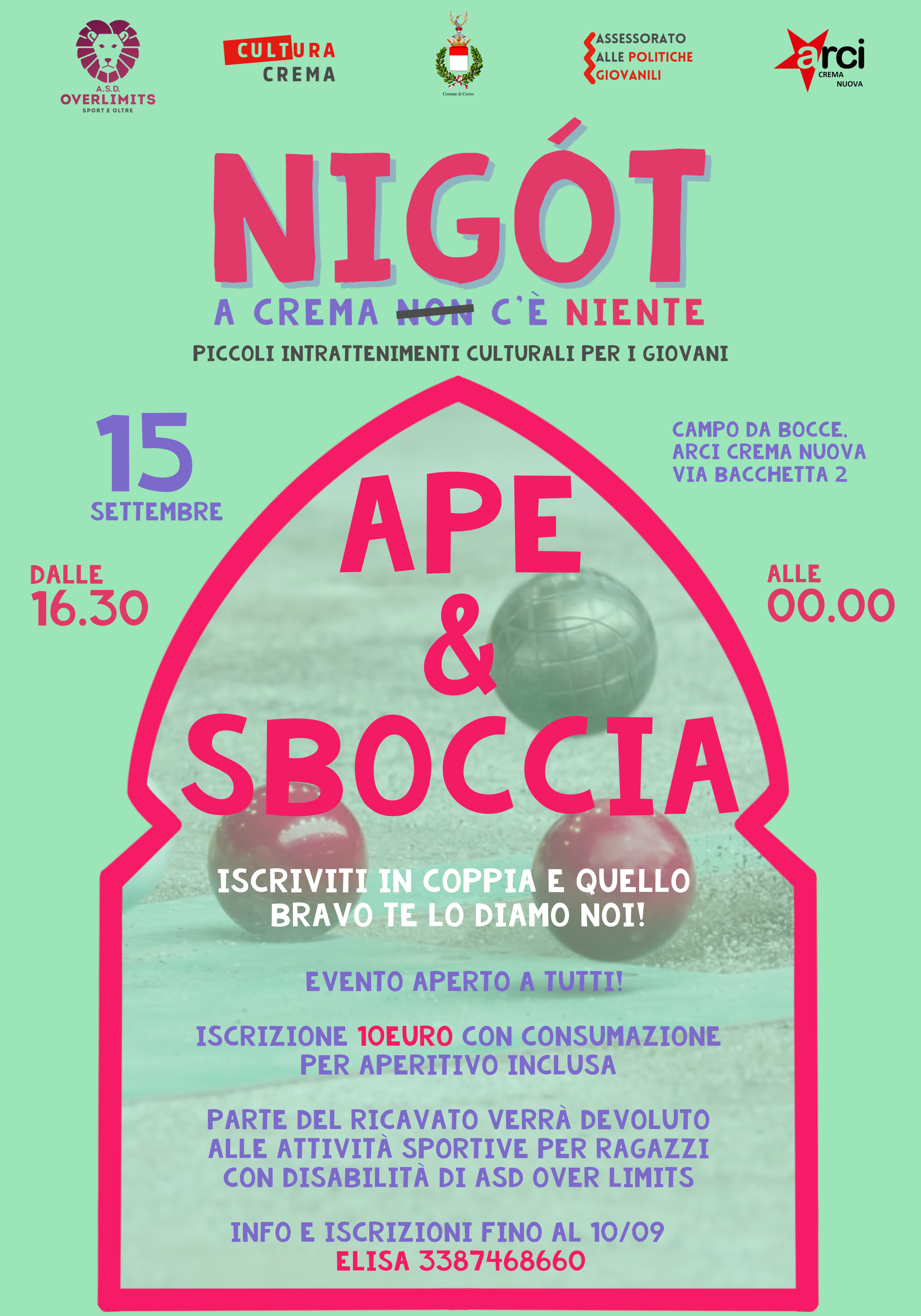 Seconda edizione dell’evento “Ape & Sboccia” all’interno della rassegna Nigót