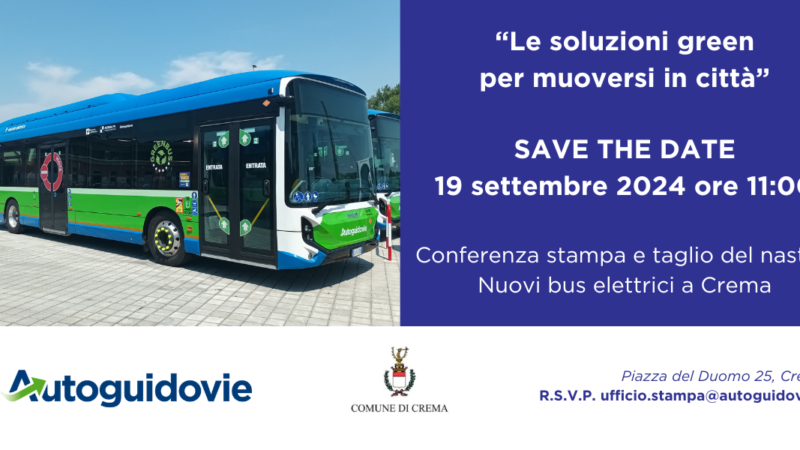 “Le soluzioni green per muoversi in città” – Giovedì 19 settembre ore 11.00